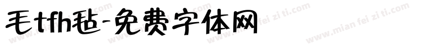 毛tfh毡字体转换