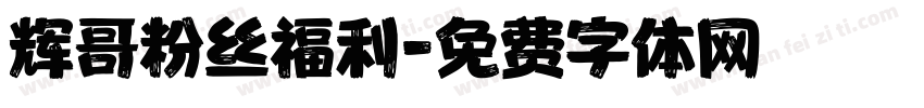 辉哥粉丝福利字体转换