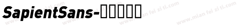 SapientSans字体转换