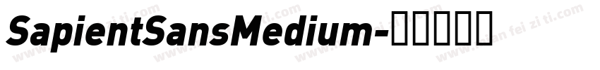 SapientSansMedium字体转换