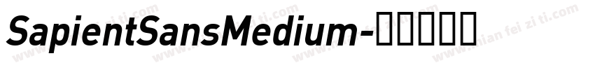SapientSansMedium字体转换