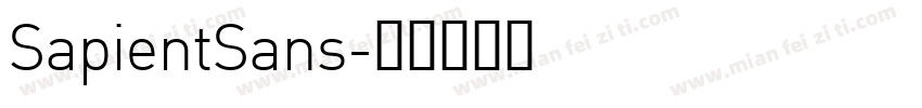SapientSans字体转换