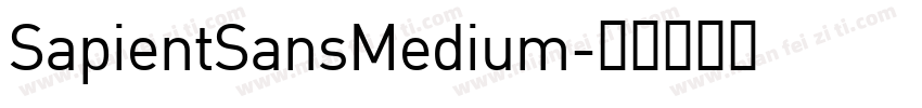 SapientSansMedium字体转换