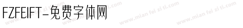 FZFEIFT字体转换