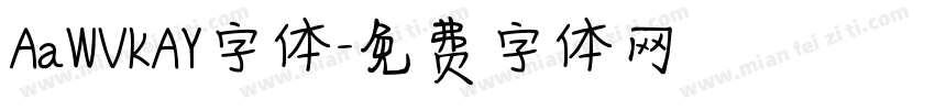 AaWVKAY字体字体转换