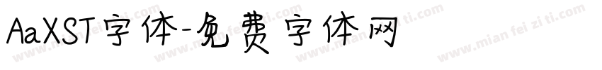AaXST字体字体转换