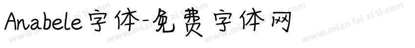 Anabele字体字体转换