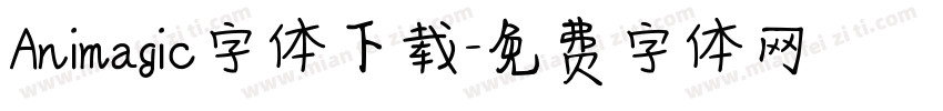 Animagic字体下载字体转换