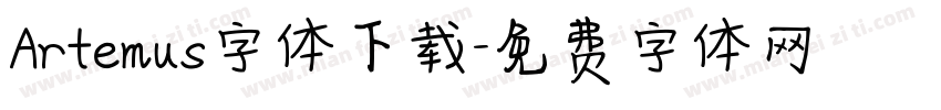 Artemus字体下载字体转换
