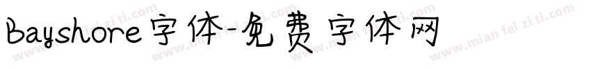 Bayshore字体字体转换