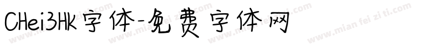 CHei3HK字体字体转换