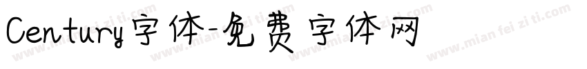 Century字体字体转换