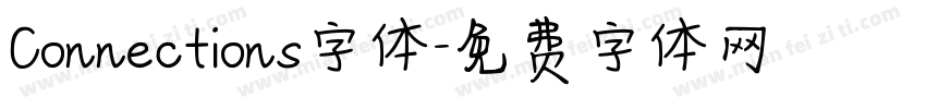 Connections字体字体转换