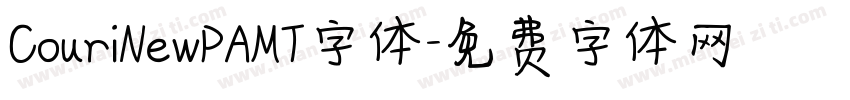 CouriNewPAMT字体字体转换