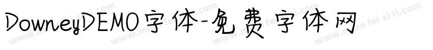 DowneyDEMO字体字体转换