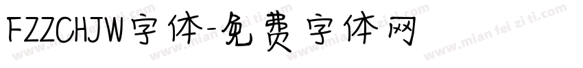 FZZCHJW字体字体转换