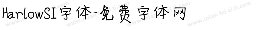 HarlowSI字体字体转换