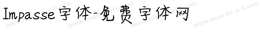 Impasse字体字体转换