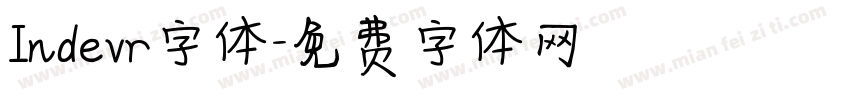 Indevr字体字体转换