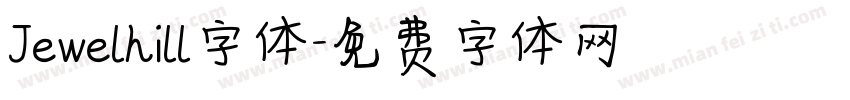 Jewelhill字体字体转换
