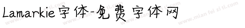 Lamarkie字体字体转换