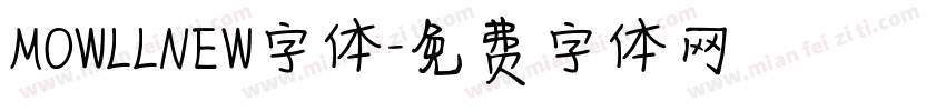 MOWLLNEW字体字体转换