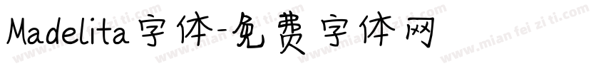 Madelita字体字体转换