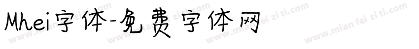 Mhei字体字体转换