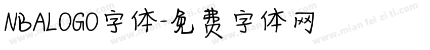 NBALOGO字体字体转换