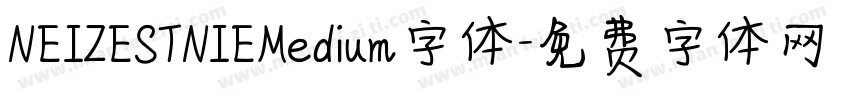 NEIZESTNIEMedium字体字体转换
