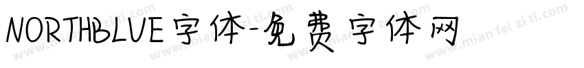 NORTHBLUE字体字体转换