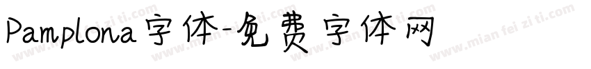 Pamplona字体字体转换