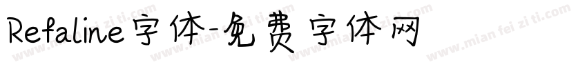 Refaline字体字体转换