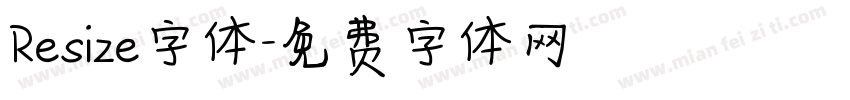 Resize字体字体转换