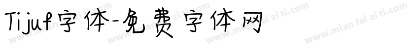 Tijuf字体字体转换