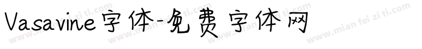 Vasavine字体字体转换