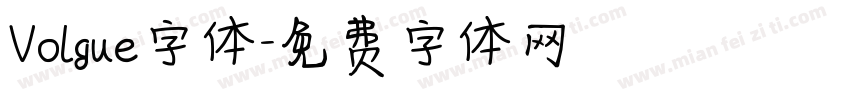 Volgue字体字体转换