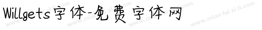 Willgets字体字体转换