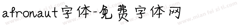 afronaut字体字体转换