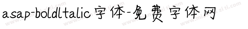 asap-boldltalic字体字体转换