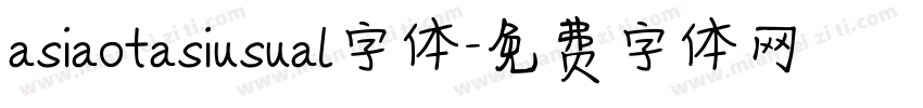 asiaotasiusual字体字体转换