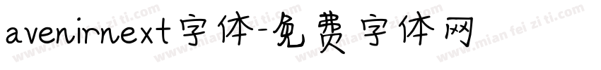 avenirnext字体字体转换