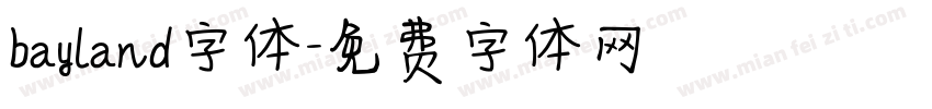 bayland字体字体转换