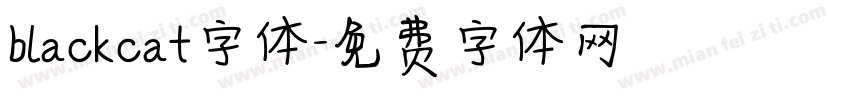blackcat字体字体转换