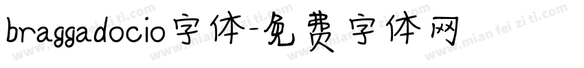 braggadocio字体字体转换