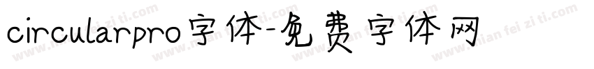 circularpro字体字体转换