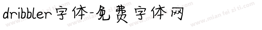dribbler字体字体转换