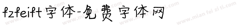 fzfeift字体字体转换