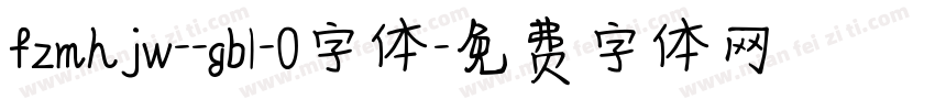 fzmhjw--gb1-0字体字体转换