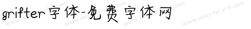 grifter字体字体转换